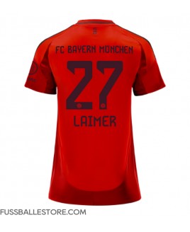 Günstige Bayern Munich Konrad Laimer #27 Heimtrikot Damen 2024-25 Kurzarm